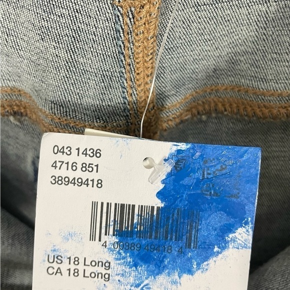 American Eagle Outfitters High Waist Flare Jean Long Classic Medium NWT - Picture 12 of 15